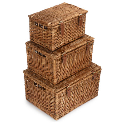 August Grove Wicker Decorative Basket