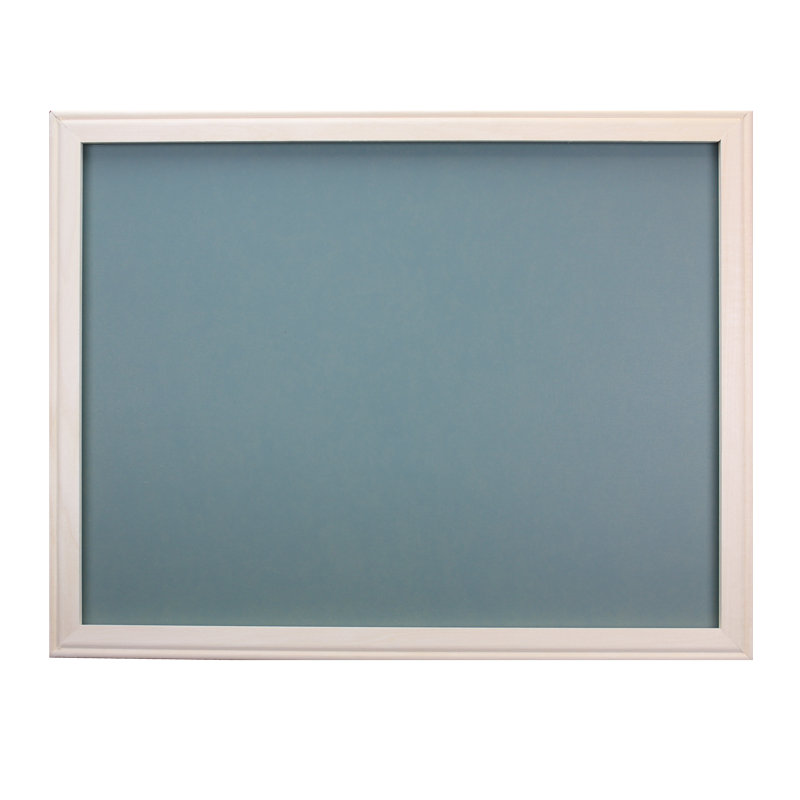Tableau noir mural en bois, Bleu, H 36 po x L 48 po