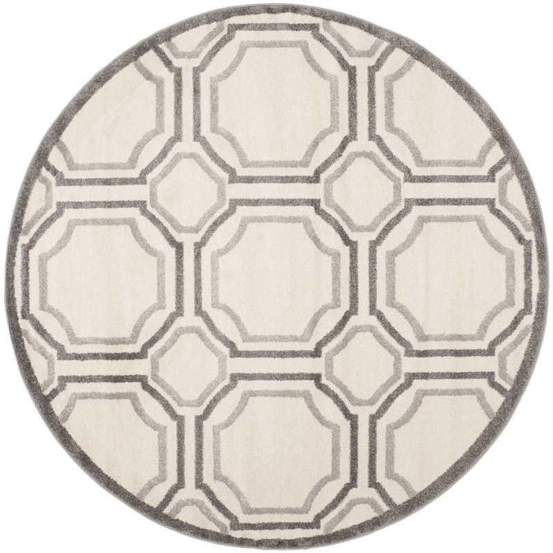Amherst Performance Geometric Rug, Round 5'