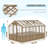 Ourdoor Wooden Polycarbonate Greenhouse 8x14Ft-103535102