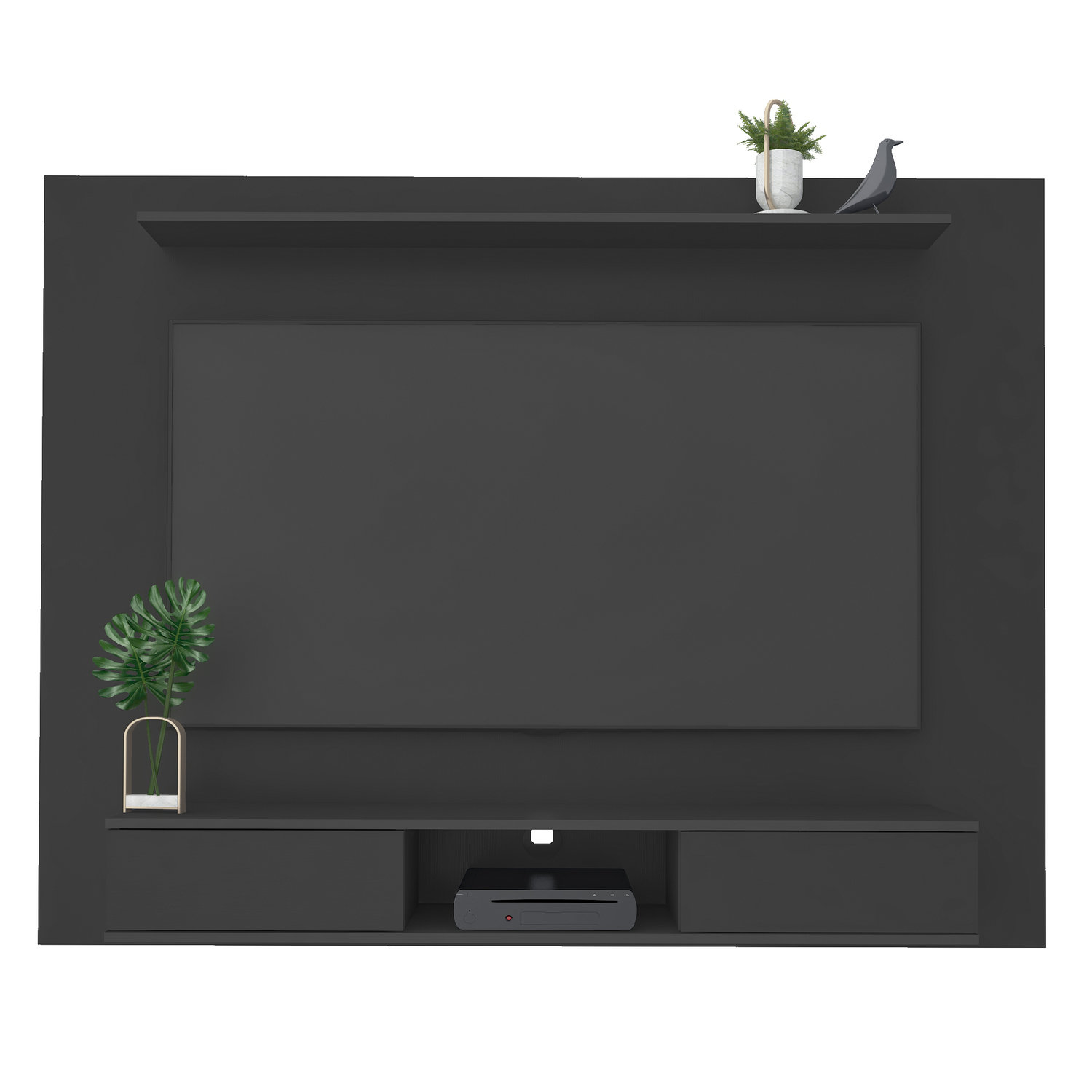 Ebern Designs Melisandra Multi Storage Wall for 70 inch TVs, Floating