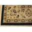 Tapis oriental traditionnel en laine noir noué à la main 9 pi 1 po x 11 pi Ziegler