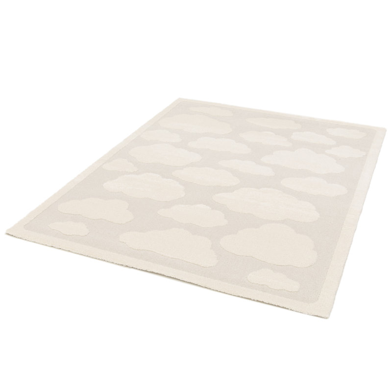 Lakesha Machine Woven Cream/Beige Rug, Rectangle 80 x 150cm