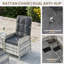 Outdoor Lounge Chair with Ottoman-1107382393