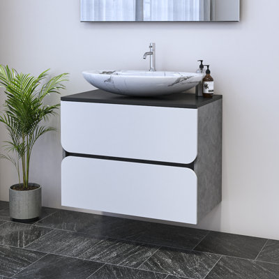 Meuble-lavabo simple 31,5 po avec dessus Kaydin