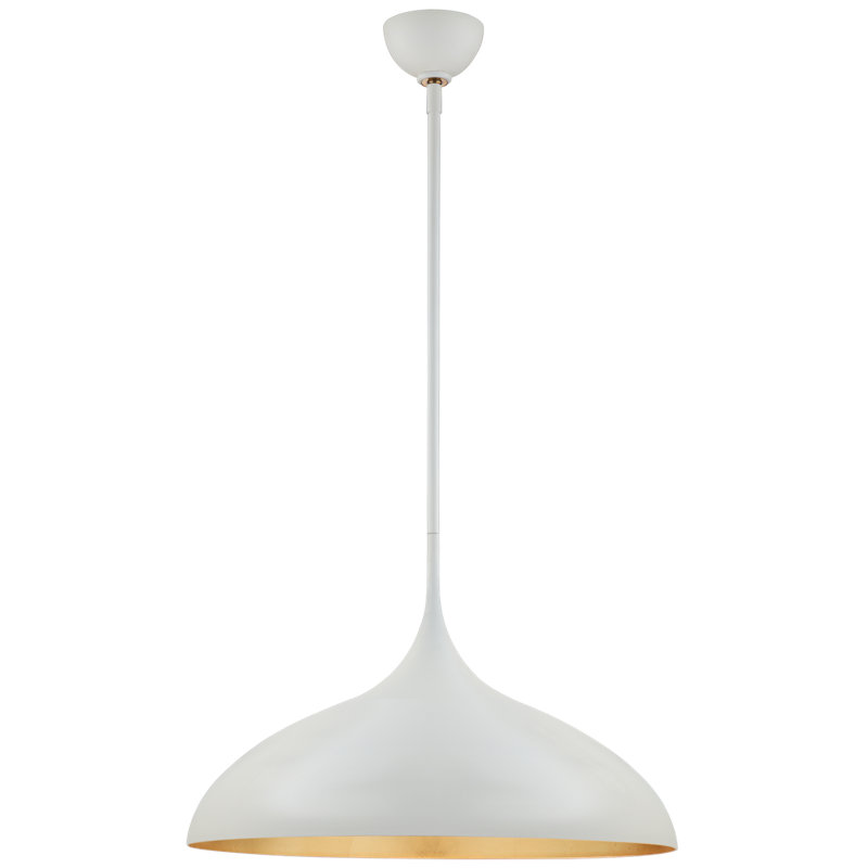 AERIN Agnes Large Pendant, Plaster White