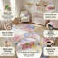Tapis à motif floral rose / mauve pour enfant de 8 pi x 11 pi (7 pi 7 po x 10 pi 10 po) Branch Branch Bloom-1003457354