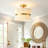 Breanna 2-Light Dimmable Hand-Woven Semi Flush Mount