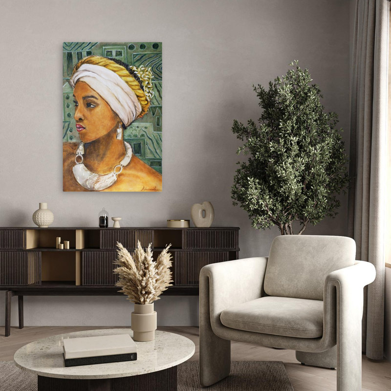 Modèle 2 - Art figuratif multicentrique, H 36 po x l 24 po