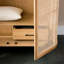 Armoire tressée en rotin Nordic Home