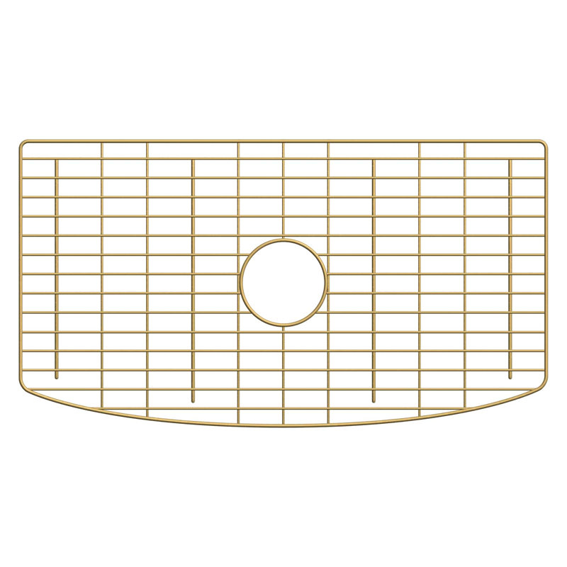 28"x15.25" Bottom Grid in Champagne Bronze PVD, Champagne Bronze PVD