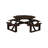 Sirna 8 - Person Wood Patio Dining Set with-651631023