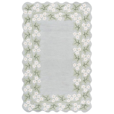 Jardin Hand Tufted Wool;Cotton Floral Indoor Rug