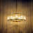 Eletto 5-Light Dimmable Glass Drum Chandelier-2031856678
