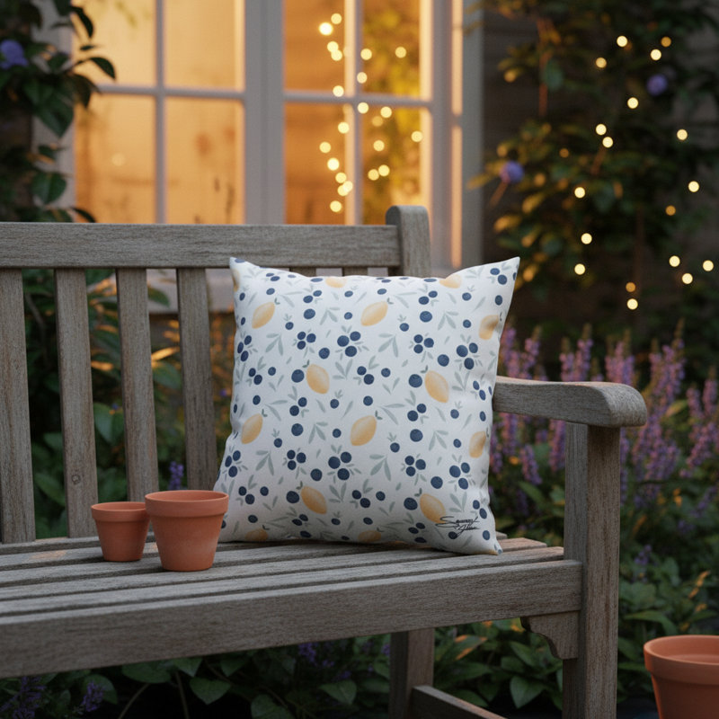 Coussin Mums 18 po x 18 po