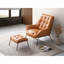 Fauteuil d'appoint et repose-pieds Sandstone-458931436