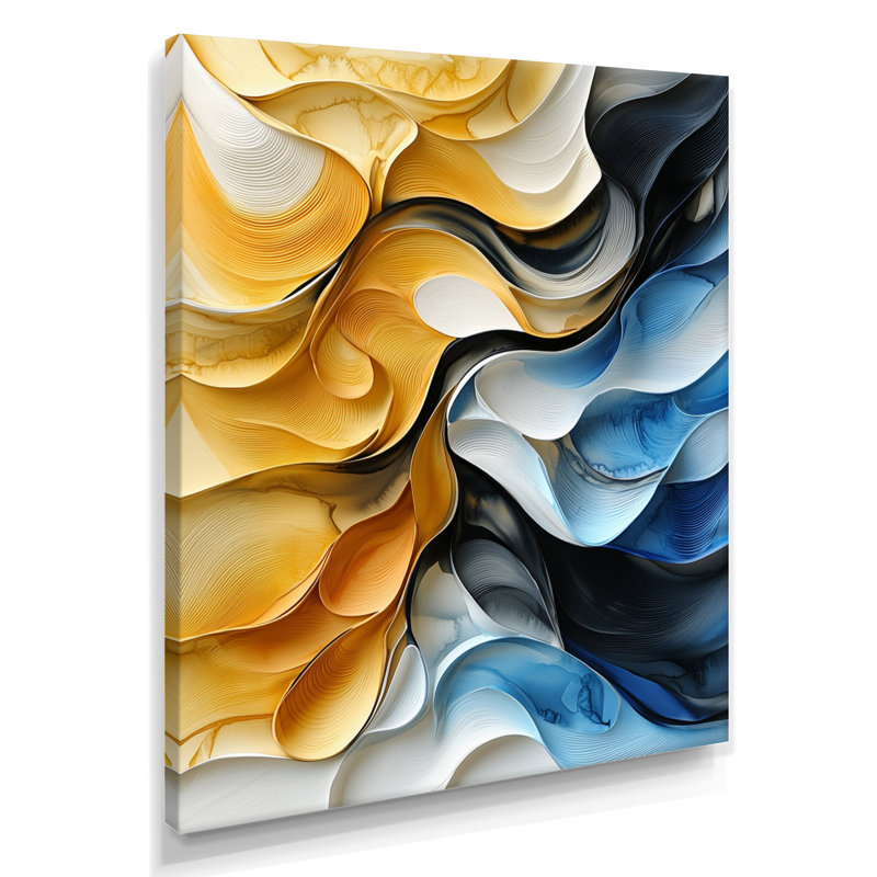 Obead - reproduction d'art sur toile abstraite, H 20 po x l 12 po, Toile tendue, Ne s’applique pas