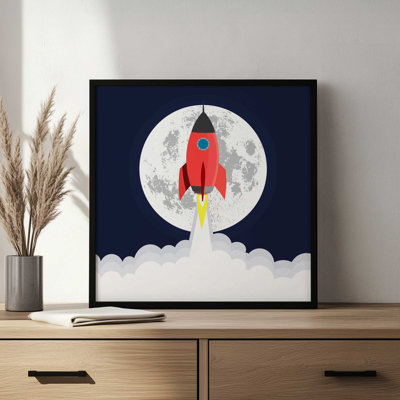 Rocket Lift Off By Homestead Digital Art Print