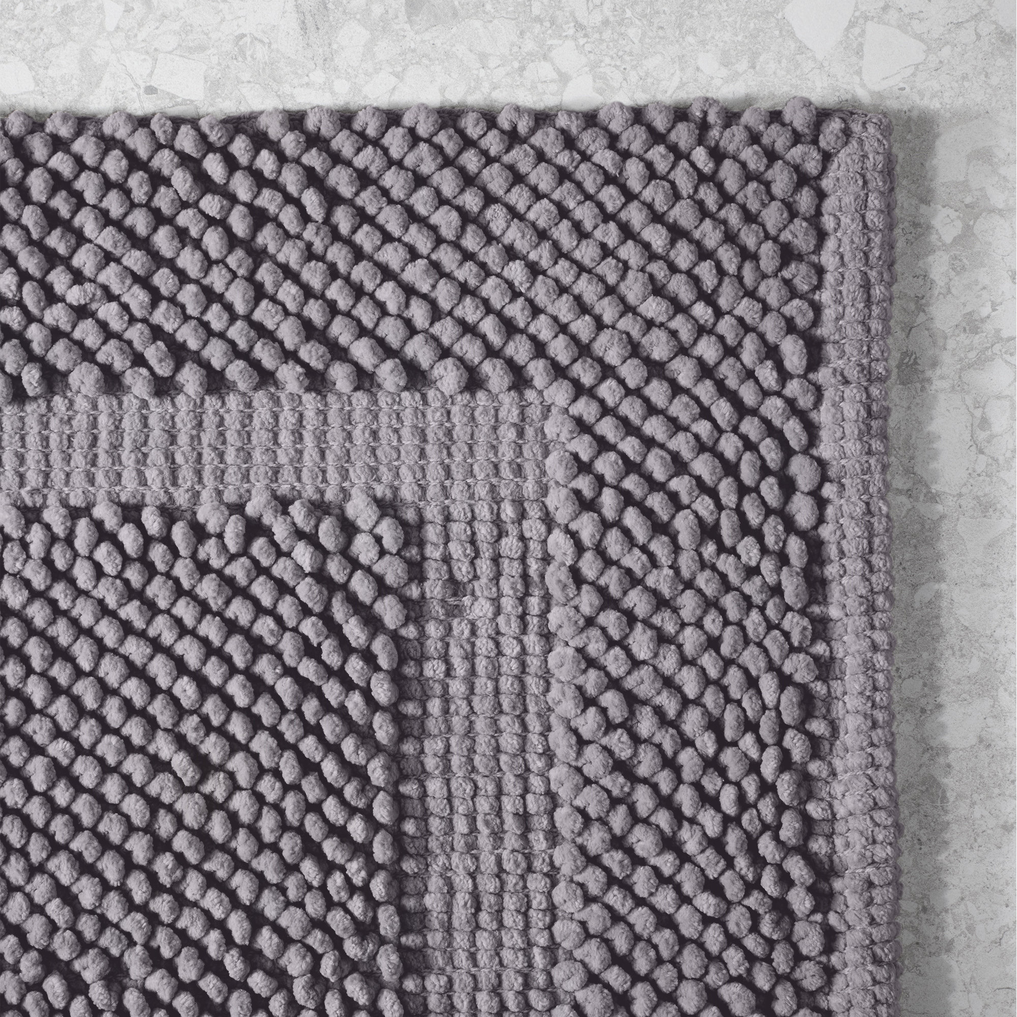 Payten Classic Cotton Bath Mat, Set of 2 - 17" W x 24"L / 20"W x 32"L, Charcoal