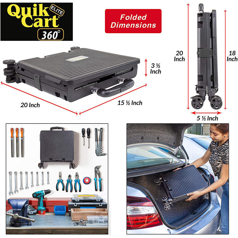 120 Lb. Capacity Foldable Hand Truck Dolly