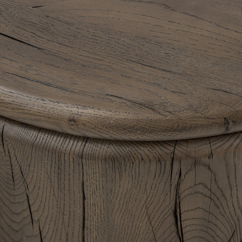 Falco Nesting Table-Small-Grey Reclaimed French Oak, 11.25" H x 47.5" L x 47.5" W