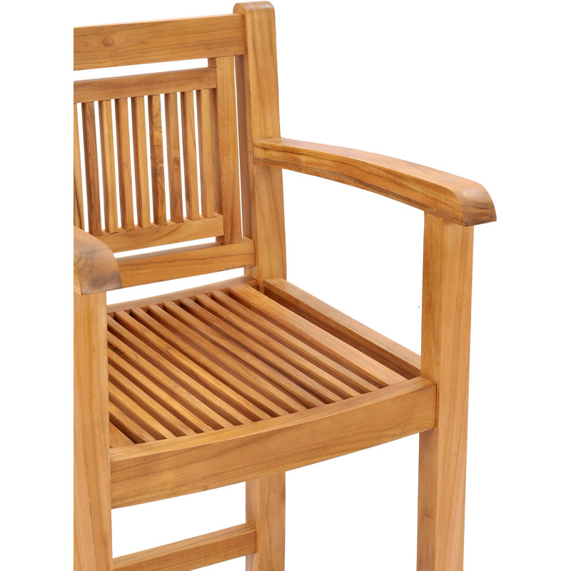 Maldives Outdoor Teak Bar Stool