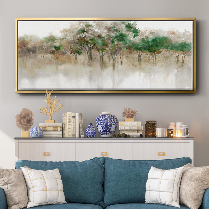 Subtil Meadow Reflections - Toile encadrée, H 8 po x l 20 po