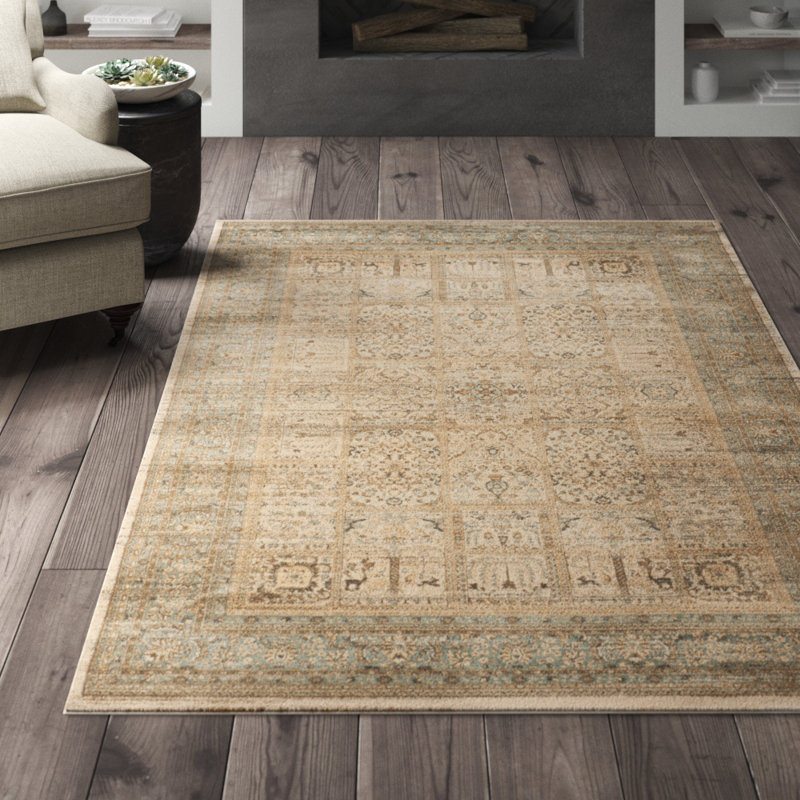 Tapis ivoire Norcross, Rectangle 4 pi x 5 pi 7 po
