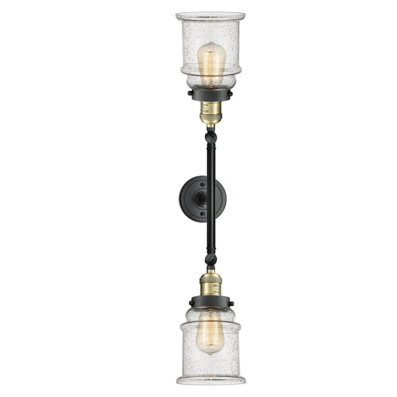 Galaviz 2 - Light Dimmable Vanity Light, Seedy, Black Antique Brass, No Bulb Included