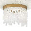 Dune 8 - Light Crystal Tiered Chandelier