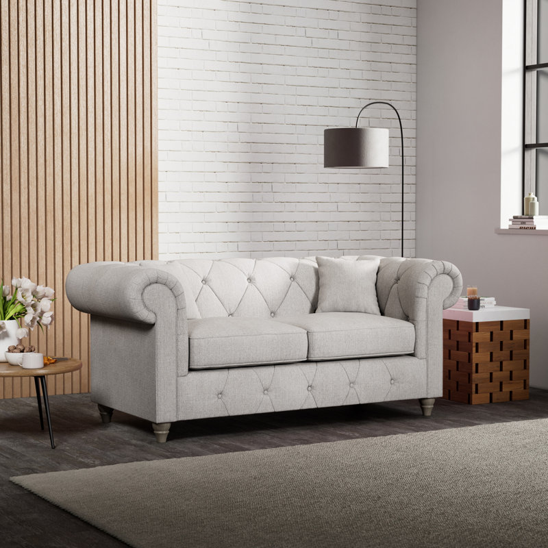 Ellrich 2 Seater Sofa, Washed Oak, Ash
