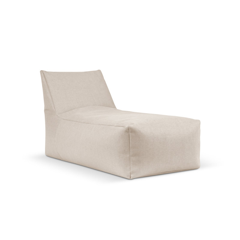 Outdoor Friendly Bean Bag Lounger, Beige