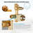 Rainfall Bathroom Shower System & Complete Combo, Wall Mounted - Solid Brass Pressure Balancing Valve, 8 Inch Rain Shower Head & Handle-119419600