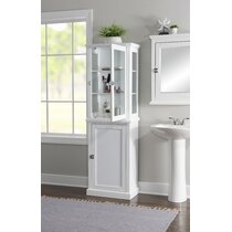 Bathroom Meshed Tall Cabinet