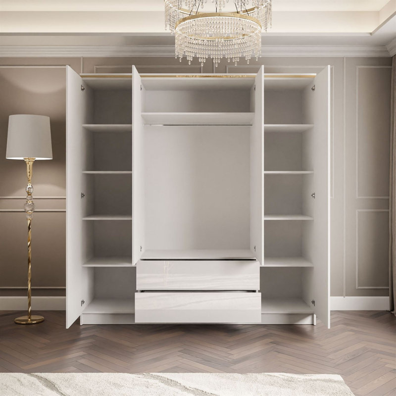 AURORA 4D2S hinged wardrobe