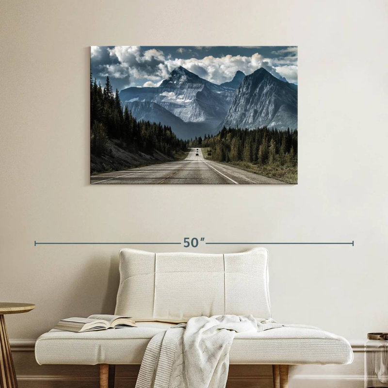 Scène de montagne Mehar Banff, H 26 po x l 39 po
