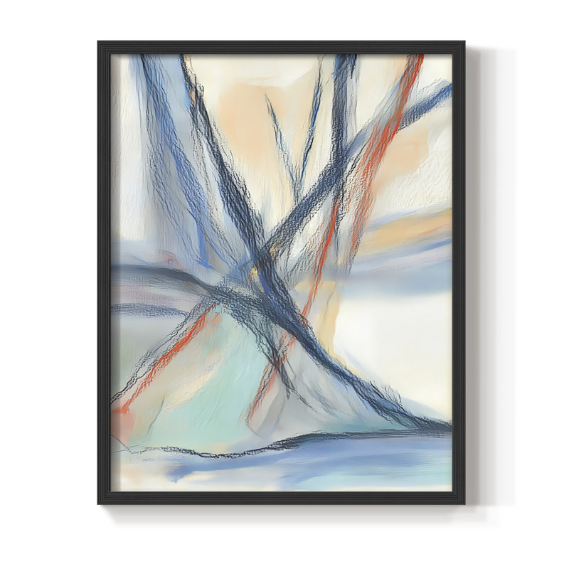"ABSTRACT Series DCC XXII" par J Paul, Noir, noir, noir, noir, H 29 po x l 23 po
