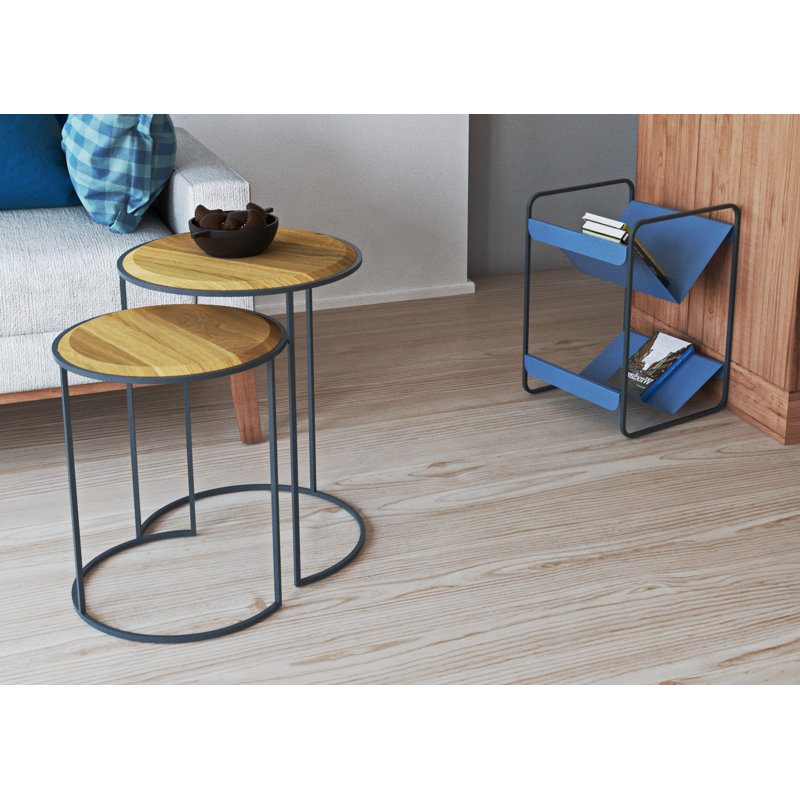 Scheetz Frame Coffee Table, Beige Red