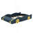 Full Size Race Car-Shaped Platform Bed With Wheels And Storage, Dark Blue+Yellow-559466959-559466962