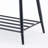 Vintage Tuft Nailhead Shoe Bench, Storage Shelf, Upholstered Entry Bench-959906824