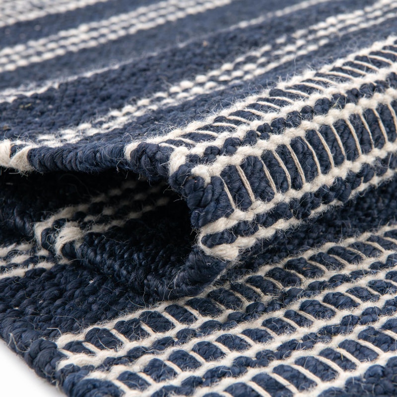 Benitez Striped Indoor Rug, Square 10'