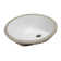 EAGO 15'' White Porcelain Oval Bathroom Sink with Overflow