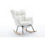 Chaise berçante en tissu Teddy avec repose-pieds réglable et dossier capitonné-1906471234