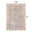 Tapis médaillon bleu délavé Elise-1686353716