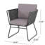 Chaise d'extérieur LA JOLLA au design ergonomique pour un confort maximal et une résistance aux intempéries