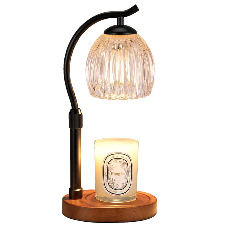 Lampe-bougie, avec minuterie et gradateur, (noir), Black
