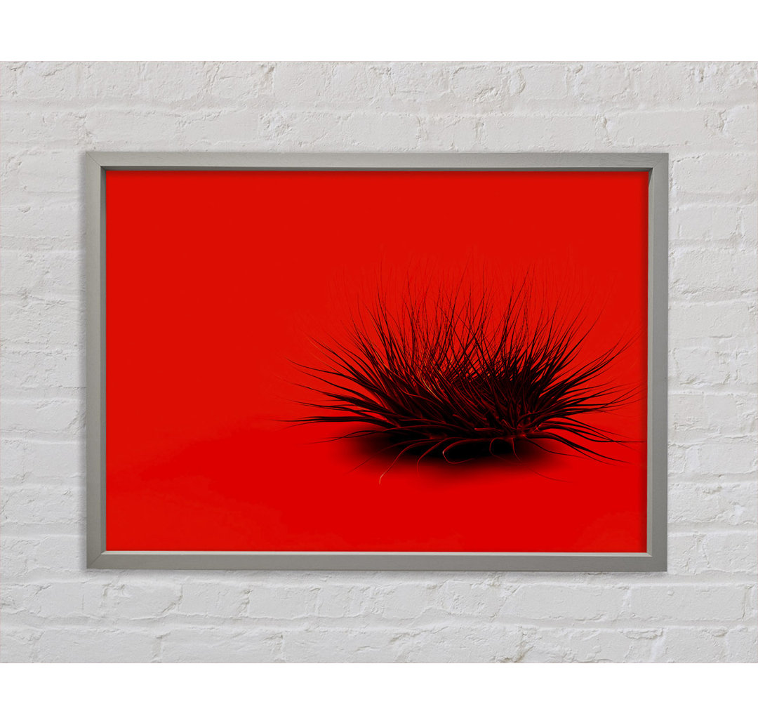 The Little Red Thing - Einzelner Bilderrahmen Kunstdrucke auf Leinwand