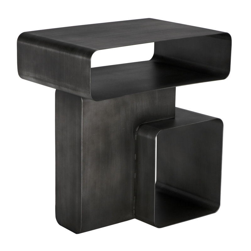 Danville End Table, Gun Metal