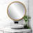 Herb Metal Round Wall Mirror