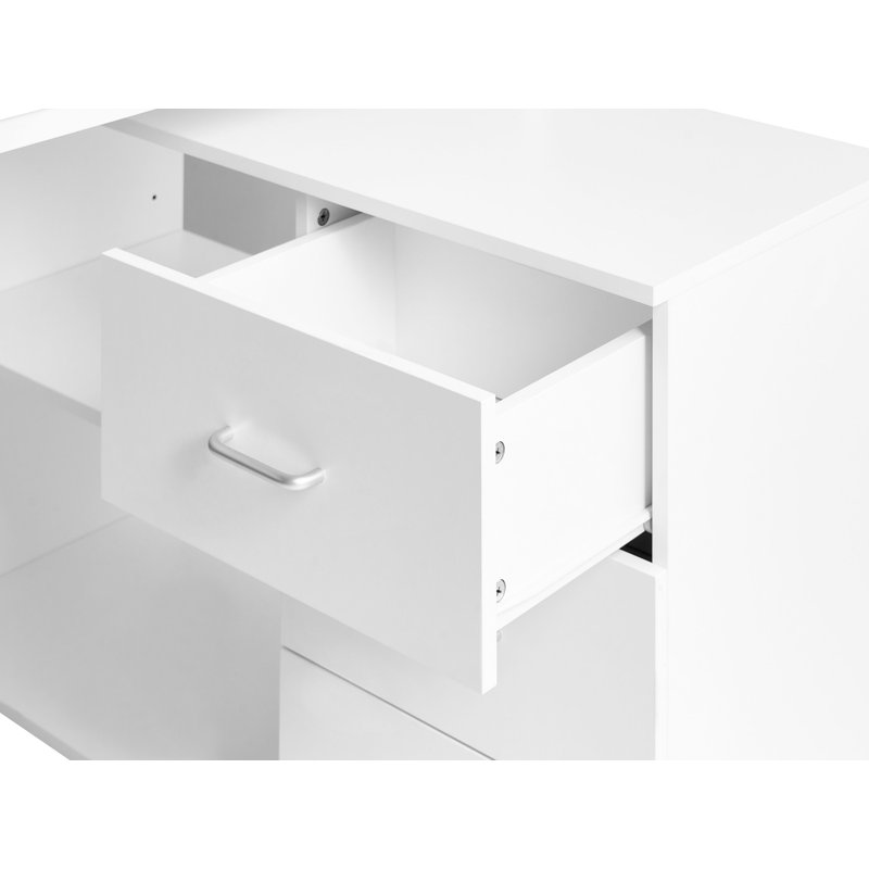 Particle Board / Chipboard Writing Desk, White